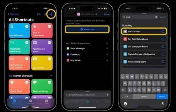 城西苹果14锁屏维修店分享iPhone14升级iOS16.4后如何创建锁屏快捷方式 