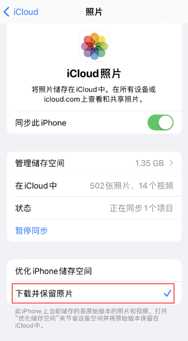 城西苹果手机维修分享iPhone 无法加载高质量照片怎么办 