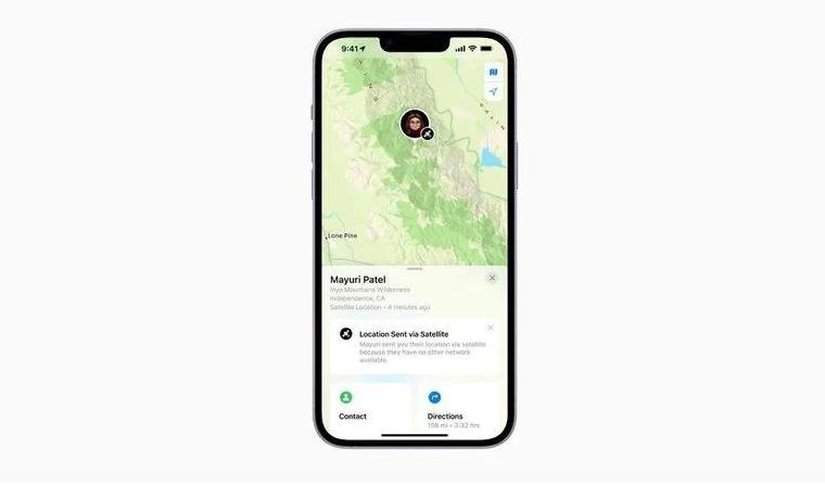 城西苹果14维修分享iPhone14系列中 FindMy功能通过卫星分享位置方法教程 